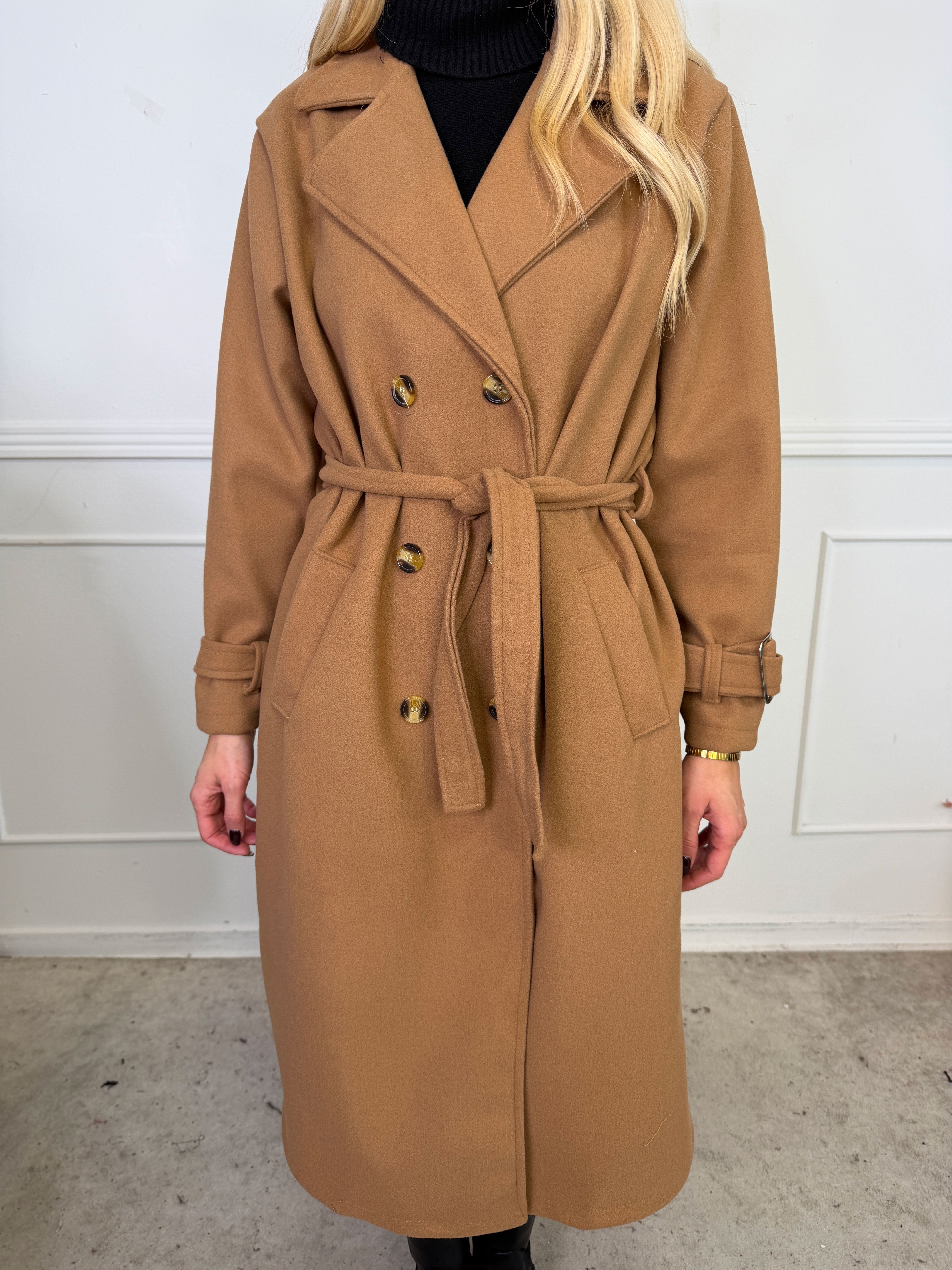 Sharpay Coat - Trenchcoat med knytband